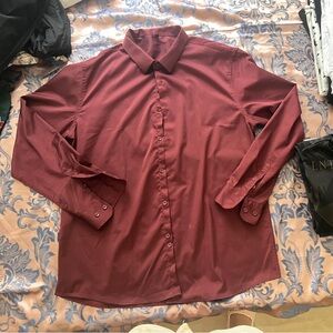 Men's Burgundy Shirt
